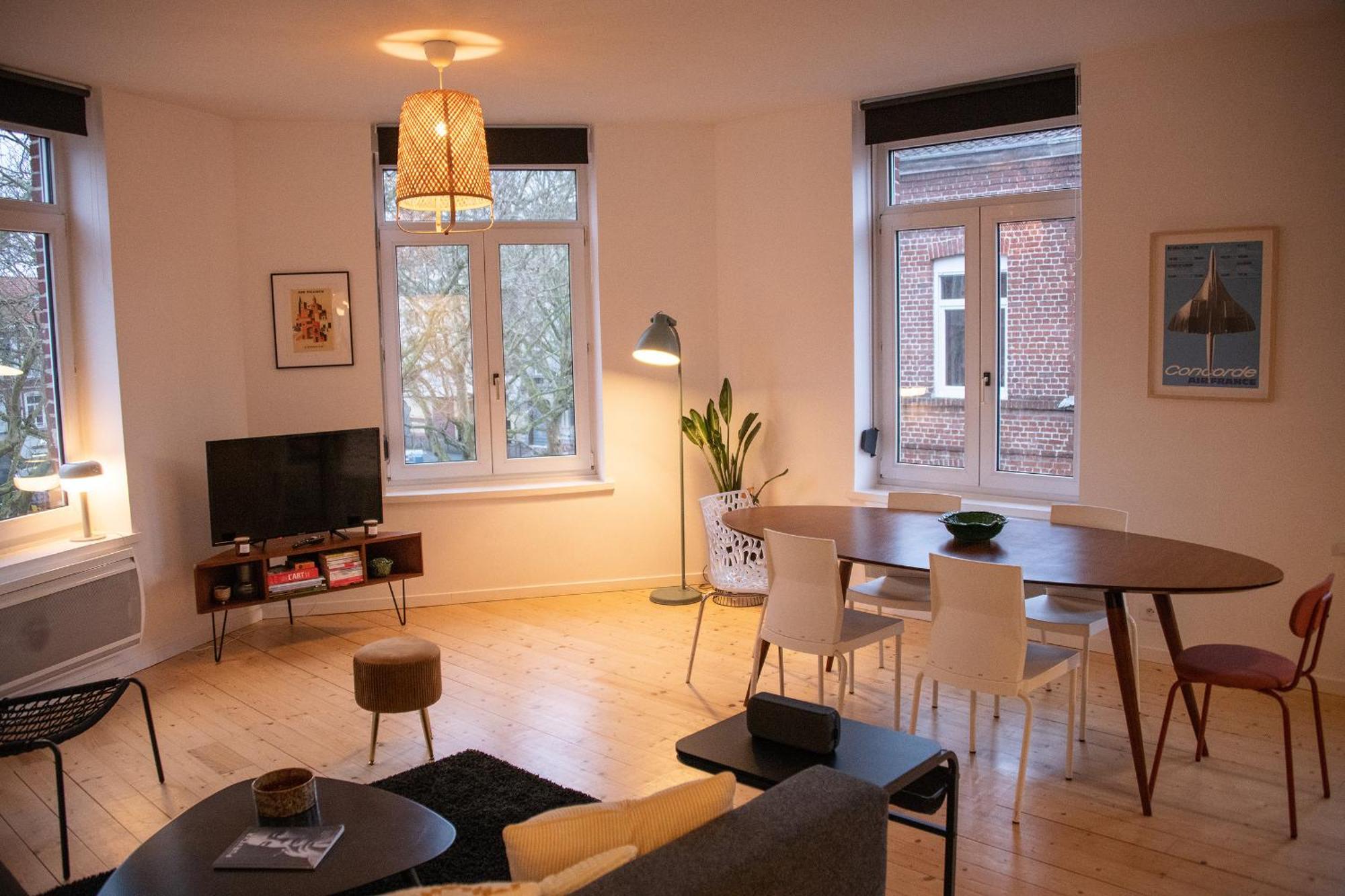 T3 Lumineux Au Coeur De Moulins Garage 2 Places Lille Ngoại thất bức ảnh