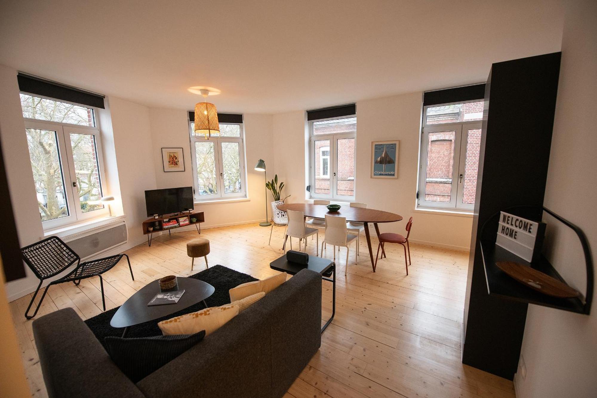 T3 Lumineux Au Coeur De Moulins Garage 2 Places Lille Ngoại thất bức ảnh